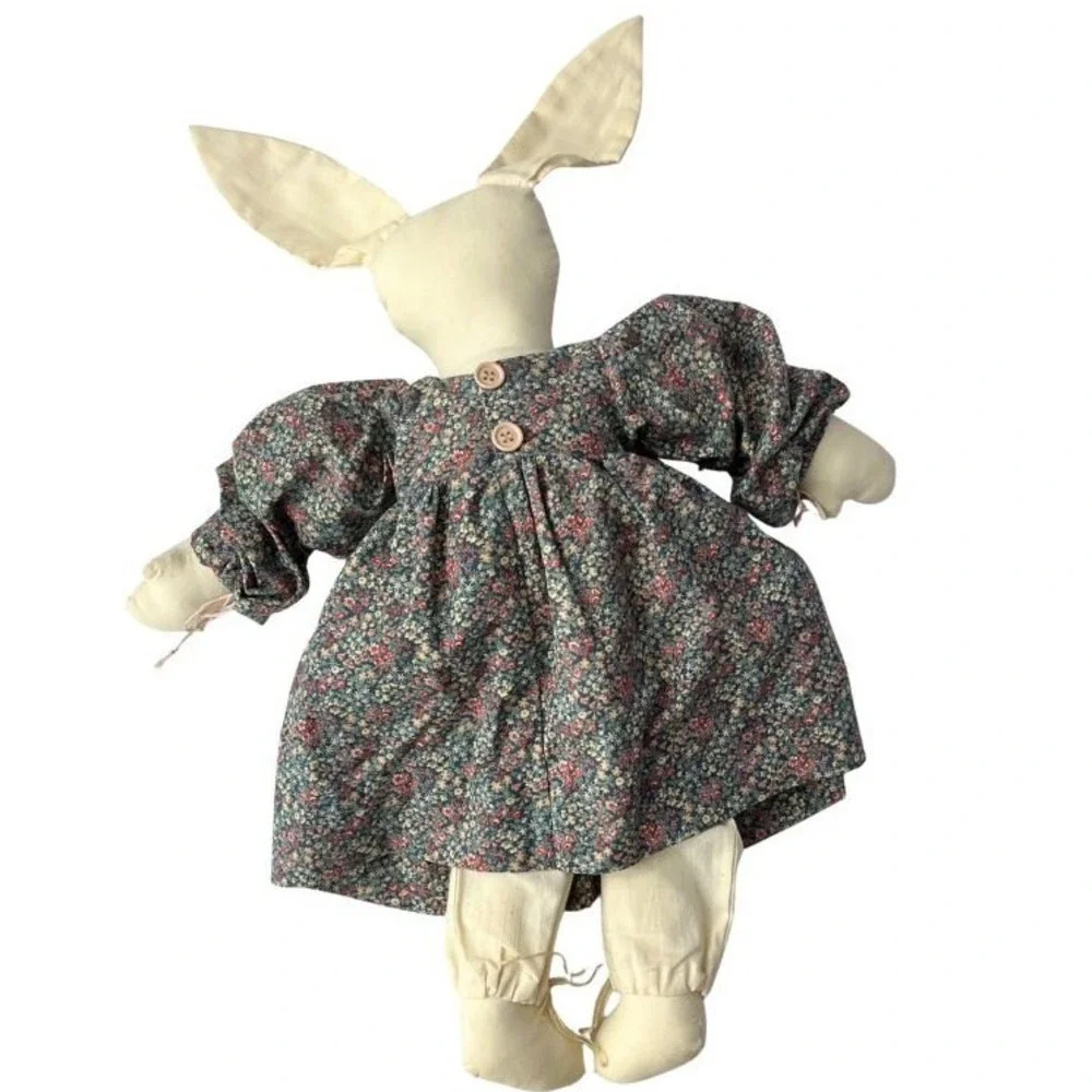 Vintage Handmade Cloth Bunny Rabbit Doll 20